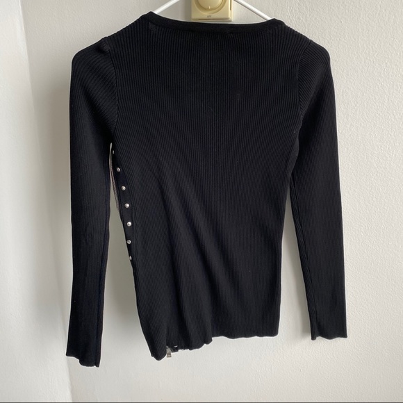 Zara black stud sweater XS - Picture 4 of 7